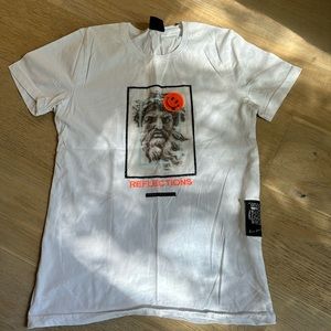 Super Blue T-shirt Sz S White